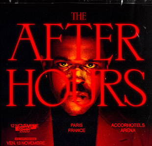 R'n'B/Soul/Funk THE WEEKND THE AFTER HOURS TOUR PARIS R'n'B/Soul/Funk THE WEEKND THE AFTER HOURS TOUR PARIS